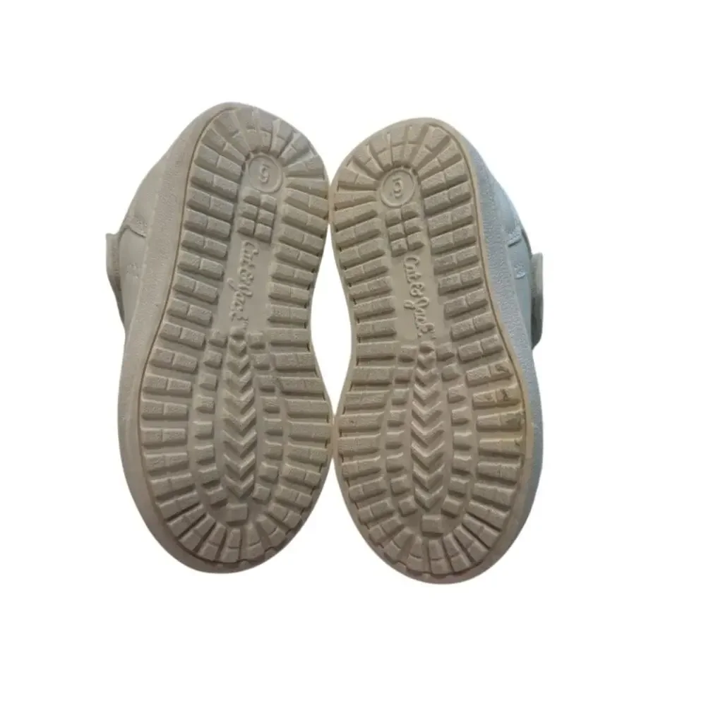 Cat & Jack Toddler Jaid Solid Court Sneakers in White, Size 6C
